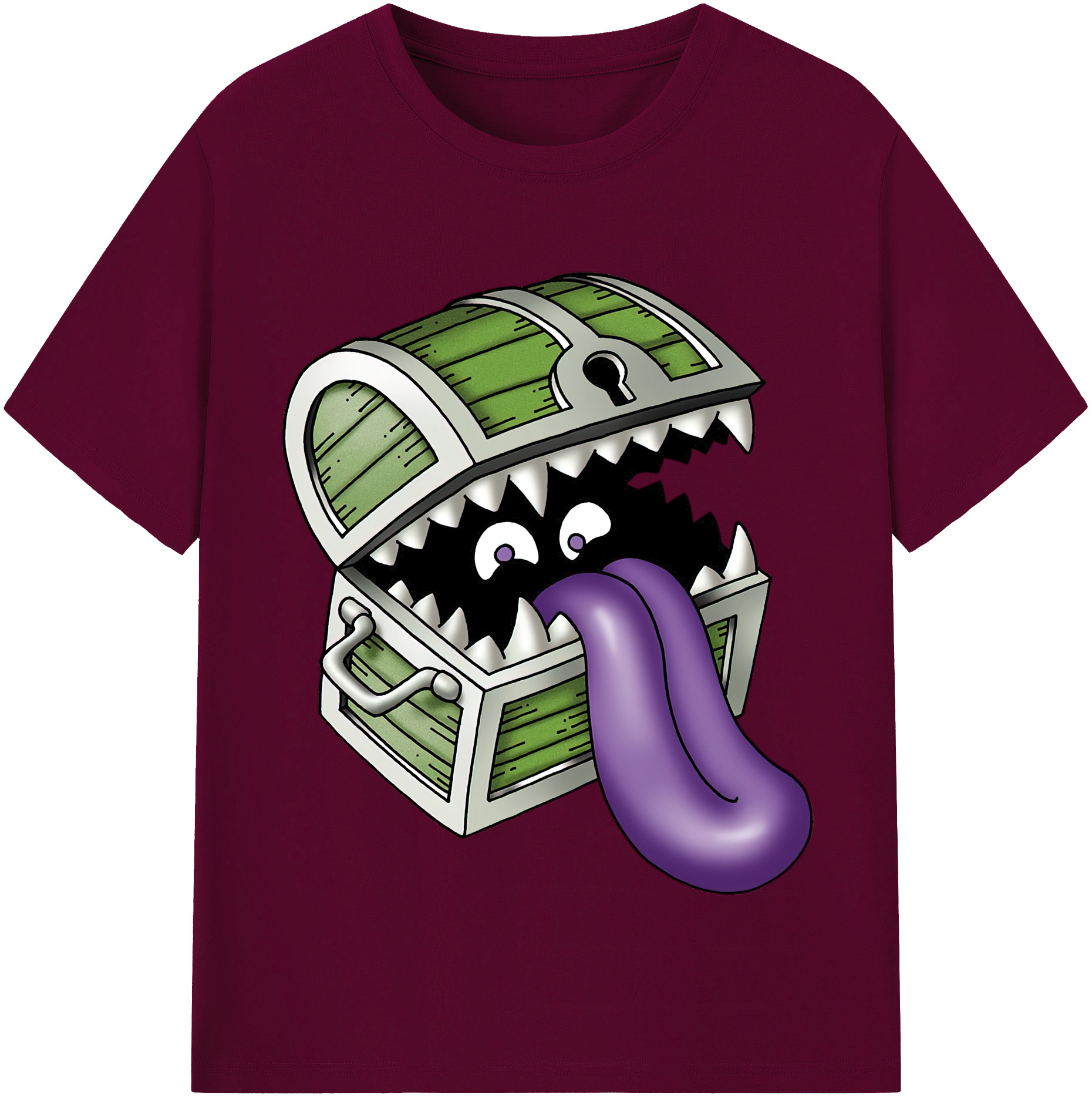 （画像用） ドラゴンクエスト Doragon Kuesuto Dragon Quest レディースカジュアルプリントTシャツ（綿100％）
